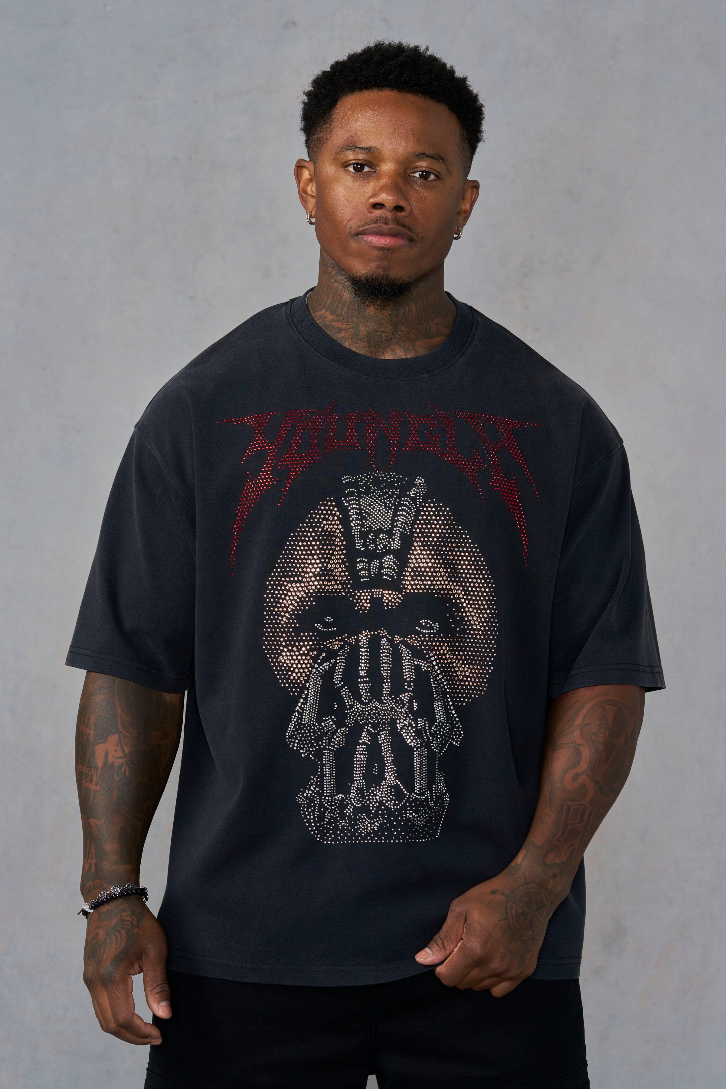 4257 - Batman Rhinestone Tees