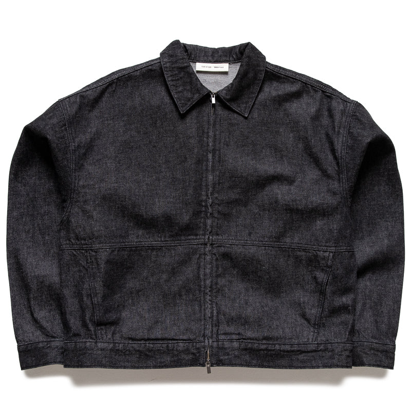 Fear Of God Essentials Denim Work Jacket - Vintage Black